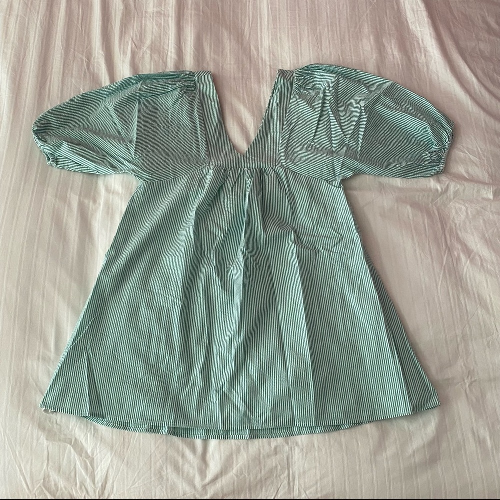 NWT urban outfitters puff sleeve babydoll frock dress